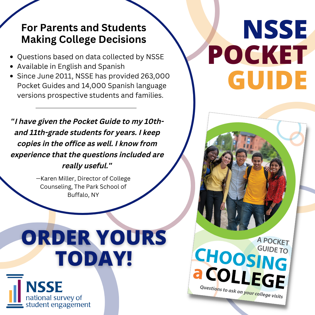 NSSE pocket guide order today poster