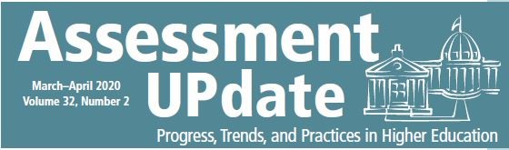 Assessment Update logo and masthead from March-April 2020 Issue
